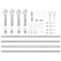 Kit de herrajes para puerta corredera 200 cm acero plateado von , Türartikel - Ref: Foro24-3295766, Preis: 230,02 €, Rabatt: %