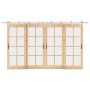 Kit de herrajes para puerta corredera 400 cm acero plateado von , Türartikel - Ref: Foro24-3295770, Preis: 500,78 €, Rabatt: %