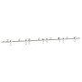 Kit de herrajes para puerta corredera 400 cm acero plateado von , Türartikel - Ref: Foro24-3295770, Preis: 500,78 €, Rabatt: %