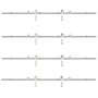 Kit de herrajes para puerta corredera 400 cm acero plateado von , Türartikel - Ref: Foro24-3295770, Preis: 500,78 €, Rabatt: %