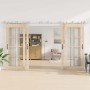 Kit de herrajes para puerta corredera 400 cm acero plateado de , Artículos para puertas - Ref: Foro24-3295772, Precio: 370,67...