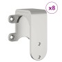 Kit de herrajes para puerta corredera 400 cm acero plateado de , Artículos para puertas - Ref: Foro24-3295772, Precio: 370,67...