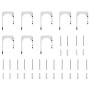 Kit de herrajes para puerta corredera 400 cm acero plateado de , Artículos para puertas - Ref: Foro24-3295772, Precio: 370,67...