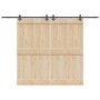 Kit de herrajes para puertas correderas acero negro 305 cm von , Türartikel - Ref: Foro24-3295791, Preis: 120,66 €, Rabatt: %