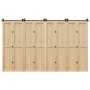 Kit de herrajes para puertas correderas acero negro 366 cm by , Door items - Ref: Foro24-3295801, Price: 203,06 €, Discount: %