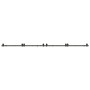 Kit de herrajes para puertas correderas acero negro 366 cm by , Door items - Ref: Foro24-3295801, Price: 203,06 €, Discount: %