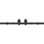 Kit de herrajes para puertas correderas acero negro 366 cm by , Door items - Ref: Foro24-3295801, Price: 203,06 €, Discount: %