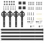 Kit de herrajes para puertas correderas acero negro 400 cm von , Türartikel - Ref: Foro24-3295798, Preis: 133,03 €, Rabatt: %