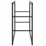 Leñero de acero negro 55x30x61 cm von , Brennholztaschen und -halter - Ref: Foro24-4018464, Preis: 28,22 €, Rabatt: %