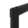 Leñero de acero negro 55x30x61 cm