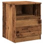 Mesitas de noche 2 uds madera ingeniería envejecida 40x40x50 cm von , Nachttische - Ref: Foro24-856499, Preis: 78,23 €, Rabat...