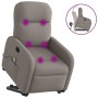Sillón reclinable de masaje elevable tela gris taupé von , Sessel - Ref: Foro24-3302989, Preis: 283,65 €, Rabatt: %