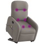 Sillón reclinable de masaje elevable tela gris taupé von , Sessel - Ref: Foro24-3302989, Preis: 283,65 €, Rabatt: %