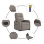 Sillón reclinable de masaje elevable tela gris taupé von , Sessel - Ref: Foro24-3302989, Preis: 283,65 €, Rabatt: %