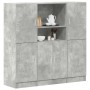 Set de muebles de cocina 3 pzas madera ingeniería gris hormigón von , Regale und Regale - Ref: Foro24-3324154, Preis: 282,31 ...