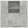 Set de muebles de cocina 3 pzas madera ingeniería gris hormigón von , Regale und Regale - Ref: Foro24-3324154, Preis: 282,31 ...
