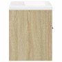 Set de muebles de baño 2 pzas madera contrachapada roble Sonoma von , Badezimmermöbel - Ref: Foro24-3324982, Preis: 125,89 €,...