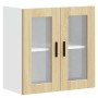 Armario de pared para cocina puerta cristal Porto roble sonoma von , Küchenschränke - Ref: Foro24-854150, Preis: 70,43 €, Rab...