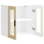 Armario de pared para cocina puerta cristal Porto roble sonoma von , Küchenschränke - Ref: Foro24-854150, Preis: 70,43 €, Rab...