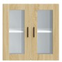 Armario de pared para cocina puerta cristal Porto roble sonoma von , Küchenschränke - Ref: Foro24-854150, Preis: 70,43 €, Rab...