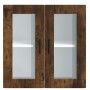 Armario de pared para cocina puerta cristal Porto roble ahumado von , Küchenschränke - Ref: Foro24-854152, Preis: 67,25 €, Ra...