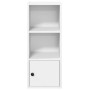 Estantería de madera de ingeniería blanca 31x24x77 cm by , Bookcases and shelves - Ref: Foro24-860328, Price: 39,91 €, Discou...