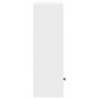 Estantería de madera de ingeniería blanca 31x24x77 cm by , Bookcases and shelves - Ref: Foro24-860328, Price: 39,91 €, Discou...