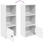 Estantería de madera de ingeniería blanca 31x24x77 cm by , Bookcases and shelves - Ref: Foro24-860328, Price: 39,91 €, Discou...