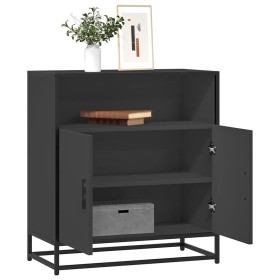 Aparador de madera de ingeniería negro 68x35x76 cm von , Sideboards - Ref: Foro24-848999, Preis: 82,32 €, Rabatt: %