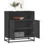 Aparador de madera de ingeniería negro 68x35x76 cm von , Sideboards - Ref: Foro24-848999, Preis: 82,32 €, Rabatt: %