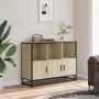 Aparador de madera contrachapada roble sonoma 100x35x76 cm by , Sideboards - Ref: Foro24-849030, Price: 99,75 €, Discount: %