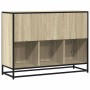 Aparador de madera contrachapada roble sonoma 100x35x76 cm by , Sideboards - Ref: Foro24-849030, Price: 99,75 €, Discount: %