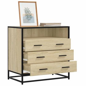 Cajonera de madera contrachapada color roble sonoma 70x41x70 cm de , Cajoneras - Ref: Foro24-849085, Precio: 118,39 €, Descue...