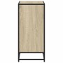 Estantería madera de ingeniería color roble sonoma 60x35x76 cm by , Bookcases and shelves - Ref: Foro24-849100, Price: 65,49 ...
