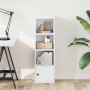 Estantería de madera de ingeniería blanca 31x24x102 cm von , Bücherregale und Regale - Ref: Foro24-860337, Preis: 48,91 €, Ra...
