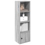Estantería madera de ingeniería gris sonoma 31x24x102 cm von , Bücherregale und Regale - Ref: Foro24-860342, Preis: 48,05 €, ...