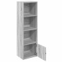Estantería madera de ingeniería gris sonoma 31x24x102 cm von , Bücherregale und Regale - Ref: Foro24-860342, Preis: 48,05 €, ...