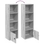 Estantería madera de ingeniería gris sonoma 31x24x102 cm von , Bücherregale und Regale - Ref: Foro24-860342, Preis: 48,05 €, ...