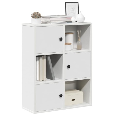 Estantería de madera de ingeniería blanca 60x24x76,5 cm von , Bücherregale und Regale - Ref: Foro24-860382, Preis: 65,04 €, R...