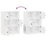Estantería de madera de ingeniería blanca 60x24x76,5 cm von , Bücherregale und Regale - Ref: Foro24-860382, Preis: 65,04 €, R...