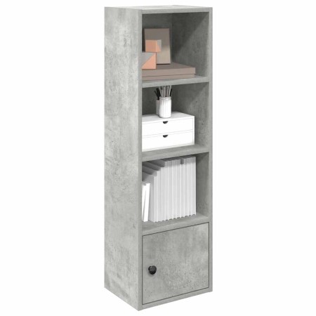 Estantería de madera de ingeniería gris hormigón 31x24x102 cm von , Bücherregale und Regale - Ref: Foro24-860340, Preis: 47,7...