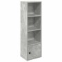 Estantería de madera de ingeniería gris hormigón 31x24x102 cm von , Bücherregale und Regale - Ref: Foro24-860340, Preis: 47,7...