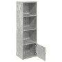 Estantería de madera de ingeniería gris hormigón 31x24x102 cm von , Bücherregale und Regale - Ref: Foro24-860340, Preis: 47,7...