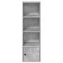 Estantería de madera de ingeniería gris hormigón 31x24x102 cm de , Librerías y estanterías - Ref: Foro24-860340, Precio: 50,46 €