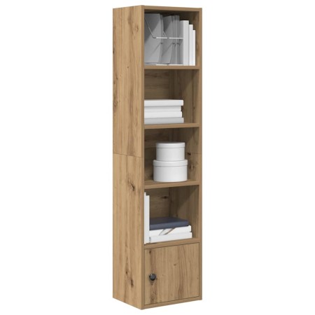 Estantería de madera de ingeniería roble artisan 31x24x127 cm by , Bookcases and shelves - Ref: Foro24-860354, Price: 59,56 €...