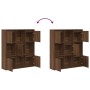 Estantería de madera de ingeniería marrón roble 89x24x101,5 cm by , Bookcases and shelves - Ref: Foro24-860406, Price: 96,34 ...