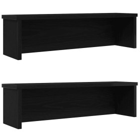 Estantes de cocina apilables 2 uds negro 50x15x16 cm von , Behälter für Küchenutensilien - Ref: Foro24-860484, Preis: 30,20 €...