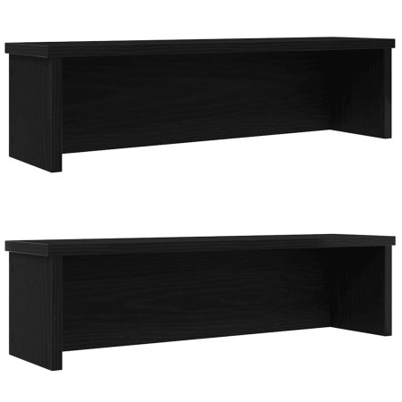 Estantes de cocina apilables 2 uds negro 50x15x16 cm von , Behälter für Küchenutensilien - Ref: Foro24-860484, Preis: 30,20 €...