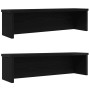 Estantes de cocina apilables 2 uds negro 50x15x16 cm von , Behälter für Küchenutensilien - Ref: Foro24-860484, Preis: 30,20 €...