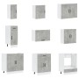 Mueble cocina Kalmar gris hormigón 14 pzas madera contrachapada by , Kitchen cabinets - Ref: Foro24-3314975, Price: 1,00 €, D...